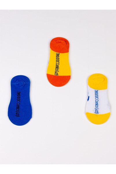 Batman Licensed 3 Pairs Kids Sneakers Socks 19817