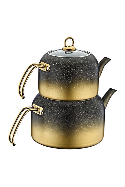 Genel Markalar Granit Çaydanlık Takımı 8250-XL, şık ve dayanıklı mutfak seti