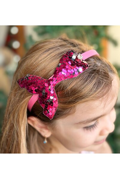 QUEEN AKSESUAR Trend dev büyük parlak çift taraflı hareketli pullu deniz kızı...