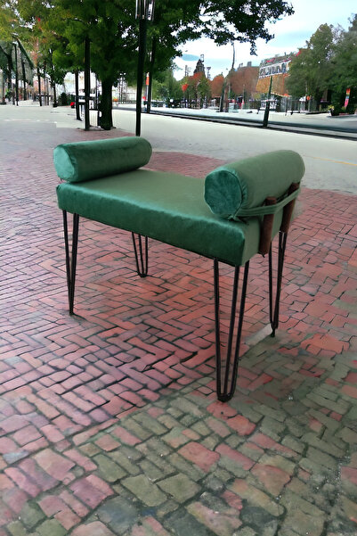 BARERMO Taht lüx puf Bench, Puf, Sandalye, Oturak, Tabure, Makyaj Masası Sand...