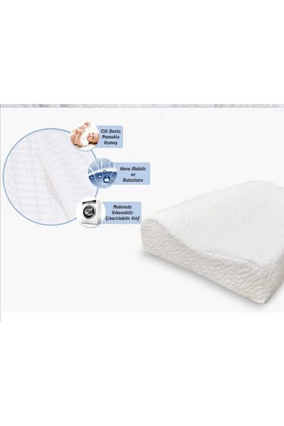 AYHOME High Neck Double Sided Visco Pillow - 60x40x12x11 Neck, Orthopedic