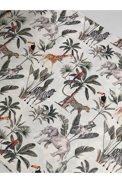 Sefaoğlu tekstil Poplin Fabric Single Sheet and Pillowcase - Digital Print