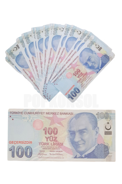 POPKONSOL 50 Adet 100 TL Geçersiz Para Parti Şaka Düğün Oyun Parası Fim Dizi ...