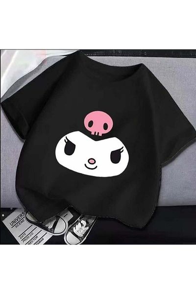 Touz Moda T-shirt Kuromi Face - Young Style