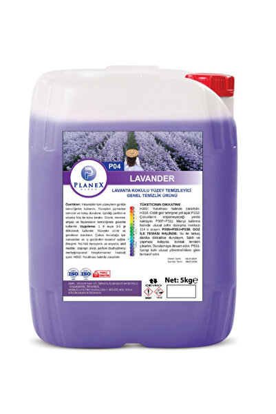 PLANEX CLEAN Planex - Lavander Lavanta Kokulu Yüzey Temizlik Mor 5 Kg