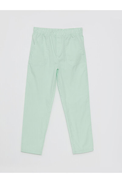 LC Waikiki Základní popelínové dívčí kalhoty s elastickým pasem