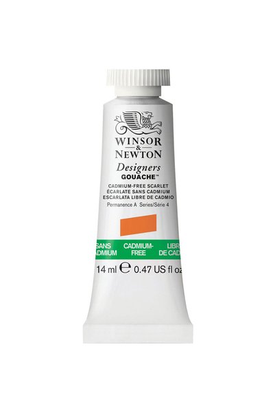 Winsor Newton Winsor & Newton Designers Guaj Boya 14ml Cadmium-Free Scarlet 903 S.4