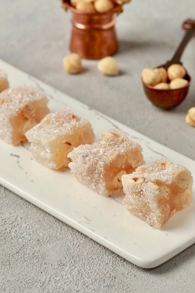 Hüsrevzade Turkish Delight with Hazelnuts 500 Grams