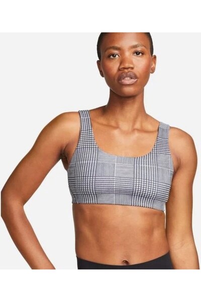 Nike Alate All U - Γυναικείο σουτιέν με ελαφριά υποστήριξη και ελαφριά επένδυση με λαιμόκοψη σε σχήμα U