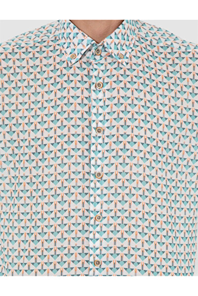 Pierre Cardin Erkek Zumrut Gomlek Uzunkol G021SZ004.000.1374673.VR055