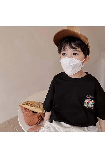 Touz Moda Rubik Cube Printed Young T-shirt