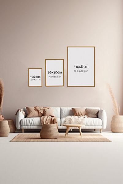 Artavessa 3 Parça Çerçeve Görünümlü Mdf Tablo Seti