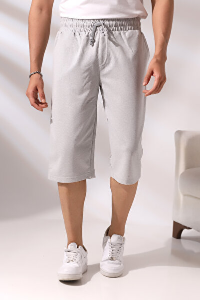 Endies Erkek Uzun Kapri Şort 20655 GRİMELANJ