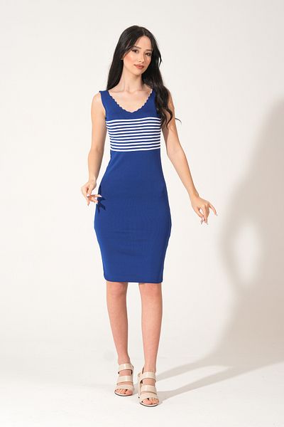 HayalGecesi Rochie mini cu bretele albastre pentru femei Rochie subțire de sezon 90 cm- Xs-s-m Compatibilă