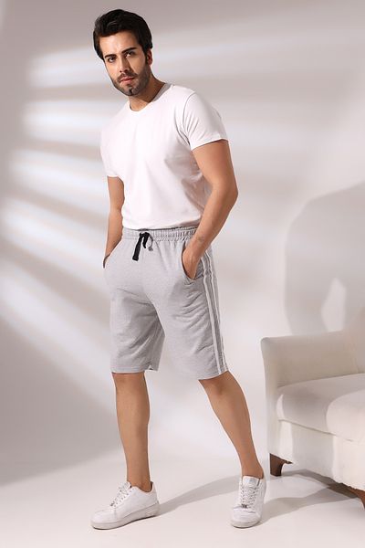 Endies Men's Double Stripe Shorts 19630 Grimelange