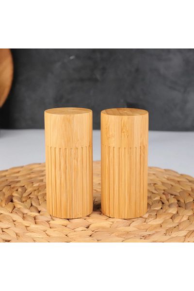 MİEN Mien Bamboo Salt Pepper Shakers