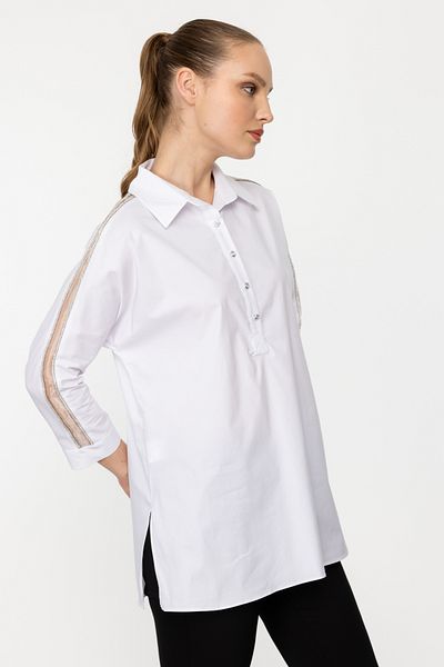 Ekol Handle Stone Striped Tunic