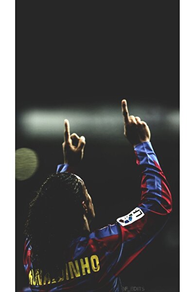 512 STORE Ronaldinho Duvar Poster 30x42 Çerçevesiz
