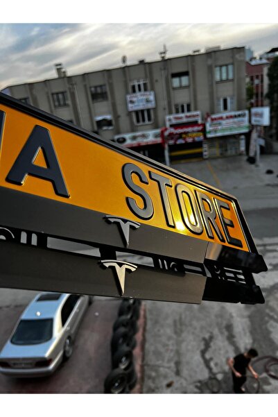 BMASTORE06 TESLA Mat Model Pleksi Plakalık (1 takım,2 adet)