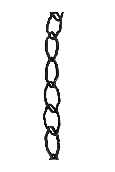 Etsylight Gotik Avize Zinciri 3 Mm, 5 Metre Siyah Renk, Dekoratif Metal Zincir, Avize Zinciri
