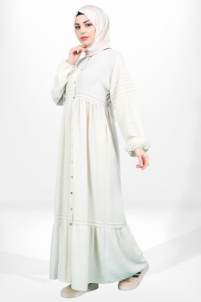 Beyza 5609 Μοντέλο Hijab Stone Πολύχρωμο Φόρεμα Dolce