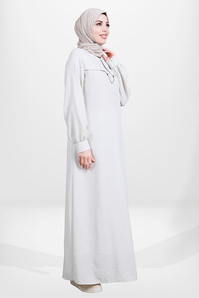 Beyza 5629 Μοντέλο Φόρεμα Hijab Chain Stone