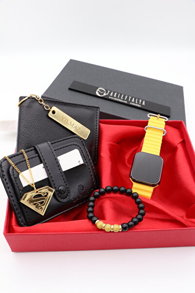 nw northwatch Dijital Saat, Cüzdan, Kemer ve Kişiye Özel Aksesuar Seti