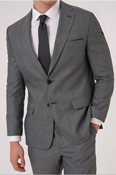 SÜVARİ Regular Kalıp Desenli Takım Elbise