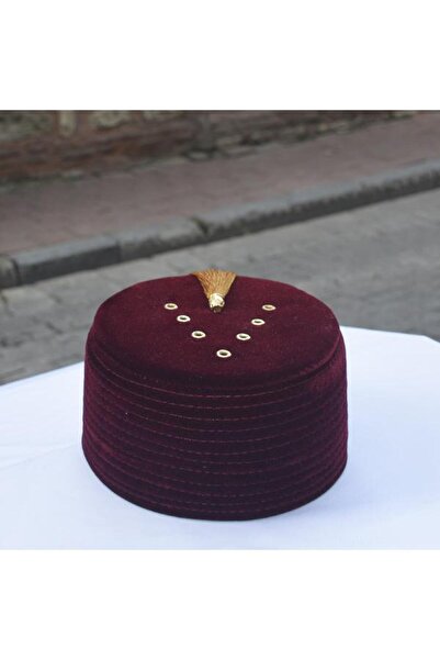 sehzadegiyim Kalıp Sarıklık Takke Delikli Püsküllü