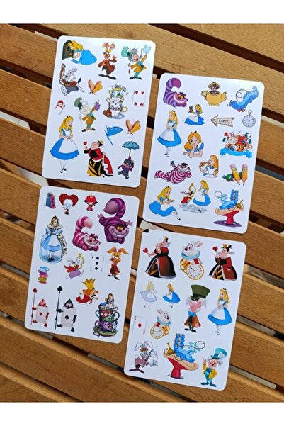 EyER Shoping Set de autocolante Alice Harikalı - 4 coli, format A6