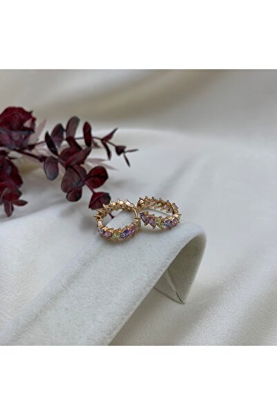 Piaro Collection Pembe Taşlı VIP Küpe