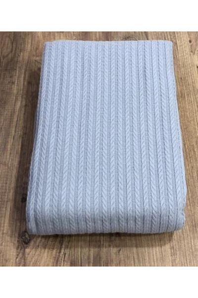 ROYAM Knitted Pique 100% Cotton Thick Yarn Soft Double 200 x 230