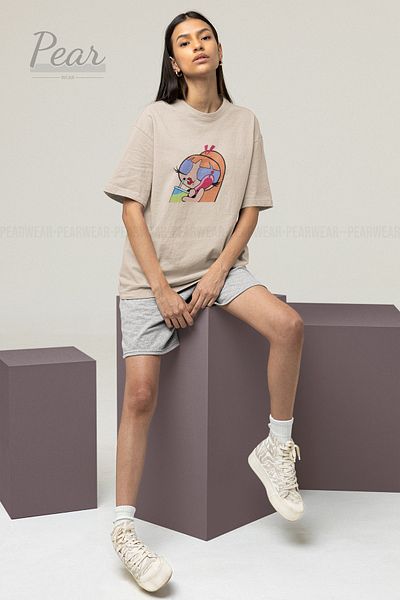 Pear Wear Μπλουζάκι Powerpuff Girls Blossom Printed Unisex T-shirt Oversize