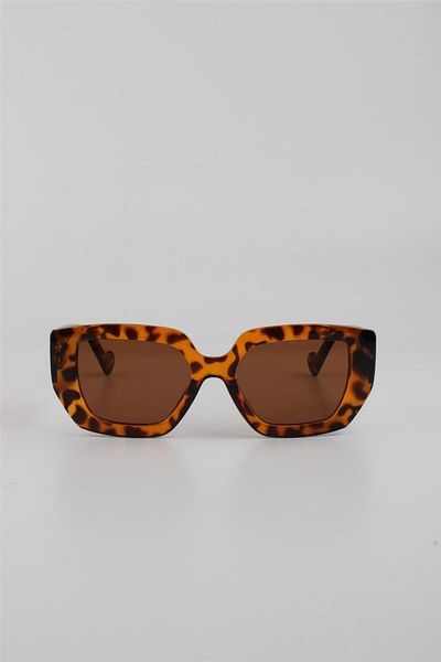 Silvio Monetti Leopard Pattern UV400 Filter Women's Sunglasses -615392