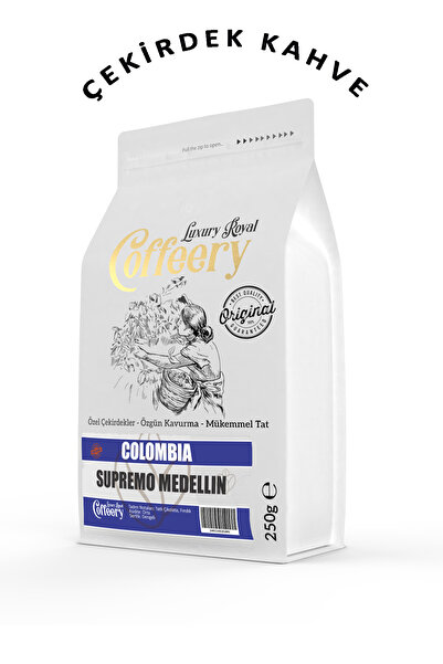 Coffeery Colombia Medellin Supremo Yöresel Kahve 250 gr. (Çekirdek)