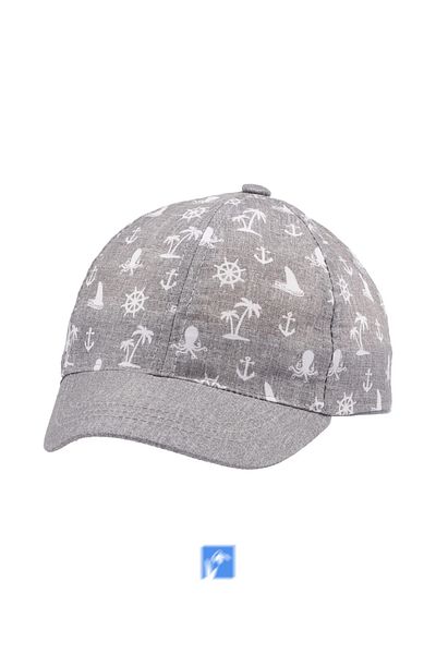 Kardelen Butik Denizli 100% Linen Cotton, Children's Hat (Ages 1-3)
