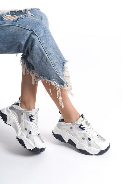 Modabuymus Muca Navy Blue White Sneaker Casual Sneakers