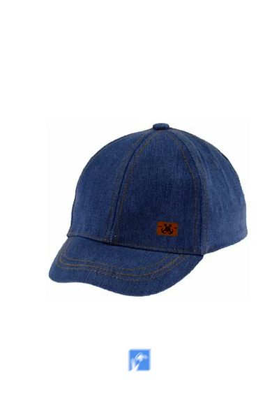 Kardelen Butik Denizli Coat of Arms, Denim, Children's Hat (Age 3-8)