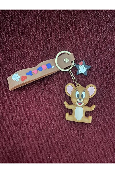 Esmay قطعة واحدة من حلية حقيبة سلسلة المفاتيح على شكل فأر