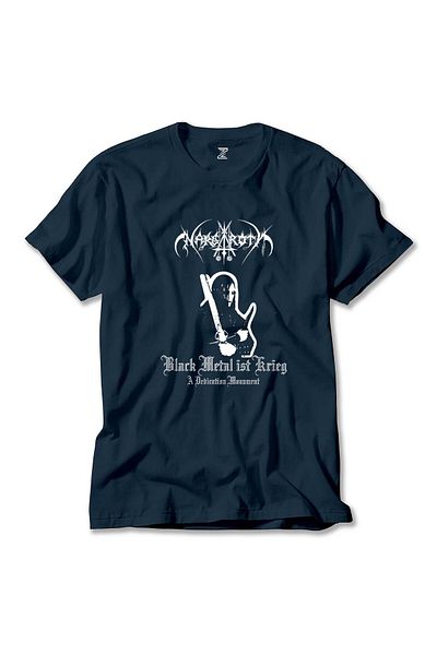 Z zepplin Μπλουζάκι Nargaroth Black Metal Ist Krieg Navy Blue