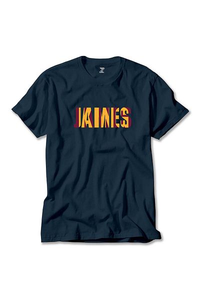 Z zepplin Μπλουζάκι Lebron James Text Navy Blue