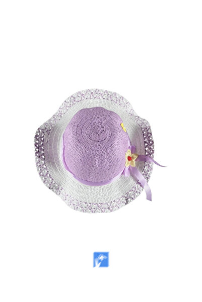 Kardelen Butik Denizli Pălărie de paie pentru fetiță 5-9 ani