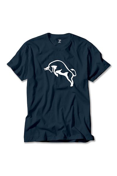 Z zepplin Μπλουζάκι Bull Silhouette Navy Blue