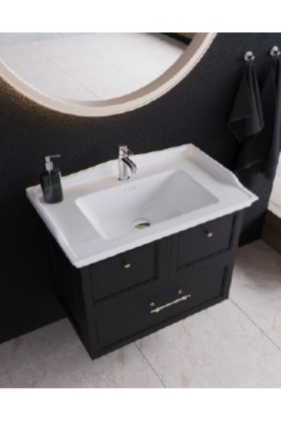 Turkuaz Kapadokya Etajerli Lavabo 100x48 Cm(DOLAP HARİÇ)