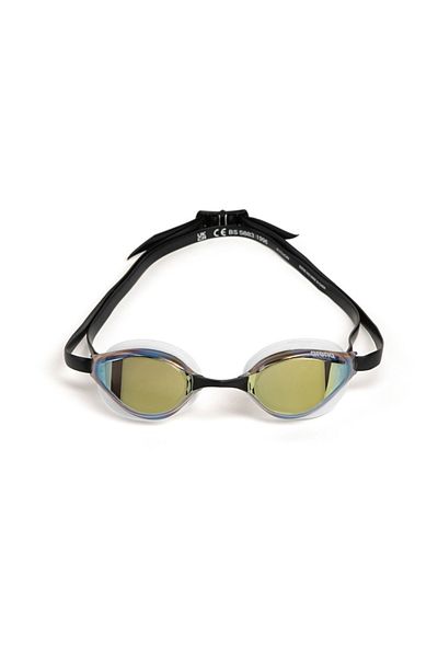 ARENA White Python Mirrored Swimming Glasses