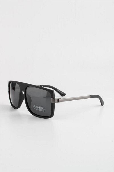 La Viva Men's Polarized Black Matte Sunglasses -615045