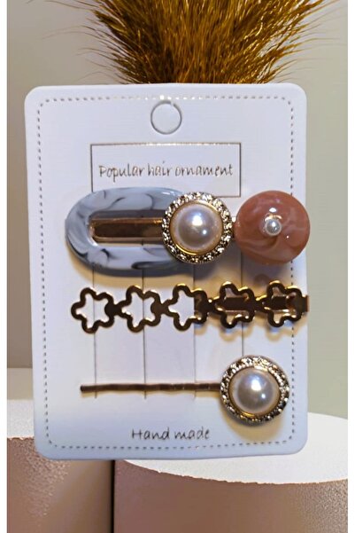 MONİCATİME Sa kamenčićima Stilski set od 3 dela sa kopčama i klipsima (dugotr...