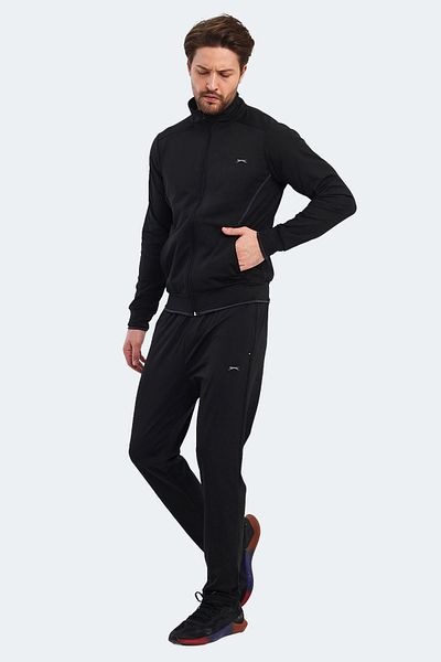 Slazenger Μαύρη ανδρική φόρμα Rikko
