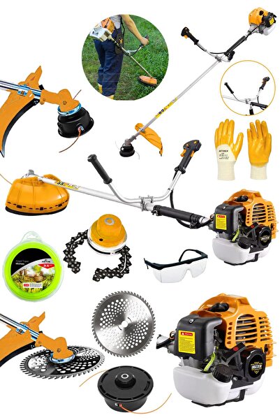 DOZZER Alman 12.1 Hp Tam Profesyonel Yan Tipi Benzinli Tırpan Ot Çalı Çim Biç...