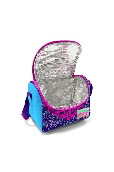 Yaygan Coral High Kids Purple Heart Patterned Thermo Lunchbox 11740